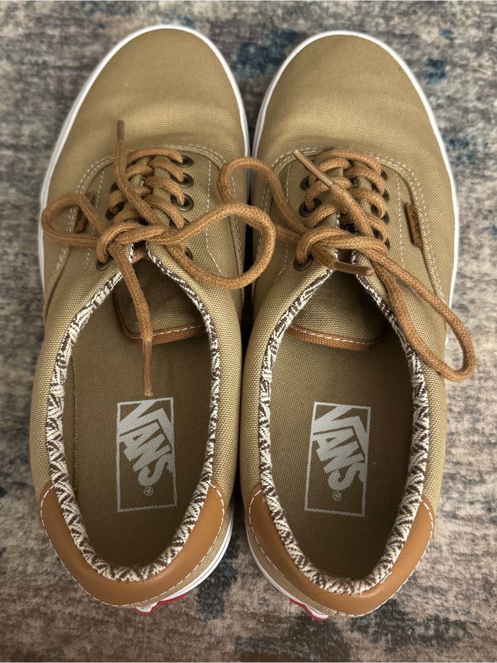 Vans Era 59 C&L - Khaki Chevron-Size 8 Men/Size 9.5 Women